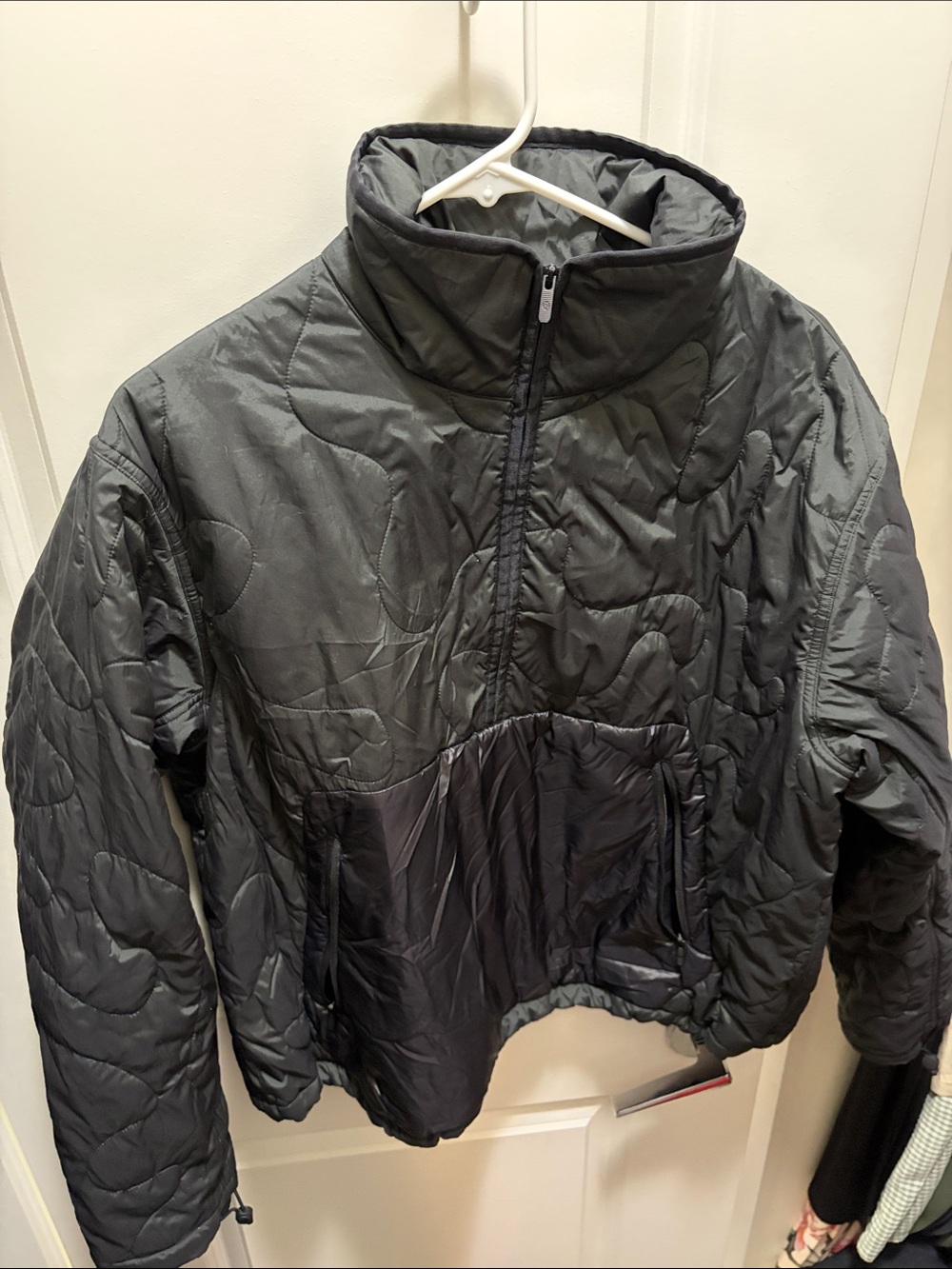 Lululemon Insulated Quilted Pullover Jacket - Heathered Black